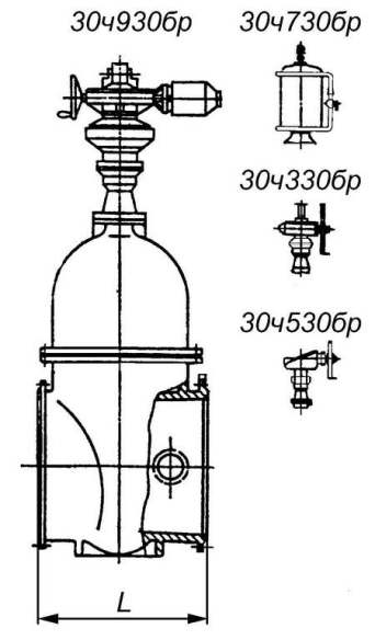 30ч530бр DN 500 Стекла смотровые